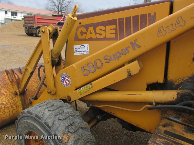 image for item DA3419 1993 Case 580 Super K backhoe