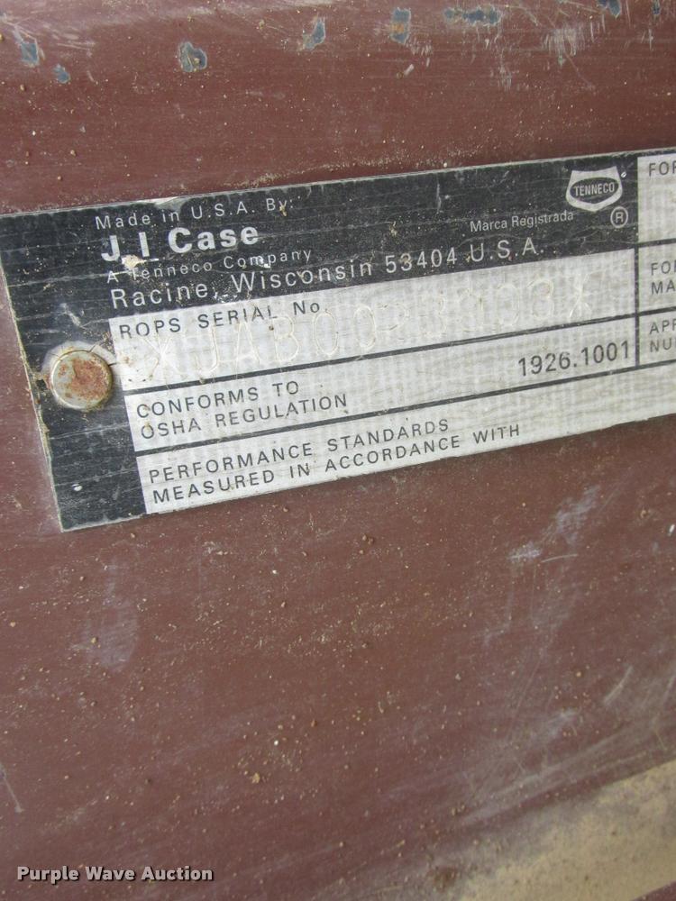 image for item DA3419 1993 Case 580 Super K backhoe