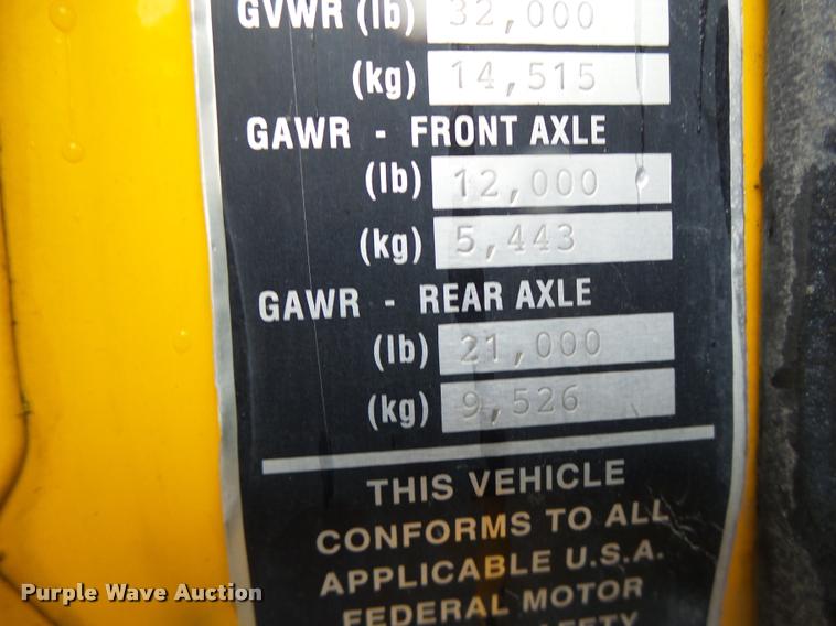 image for item DA3437 2001 Sterling SC8000 street sweeper