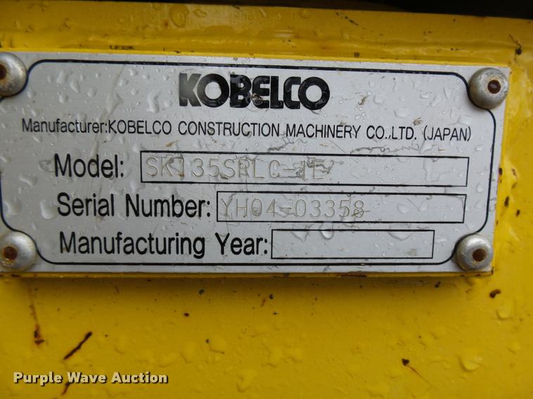 image for item DA3535 2006 Kobelco SK135SRLC-1E excavator