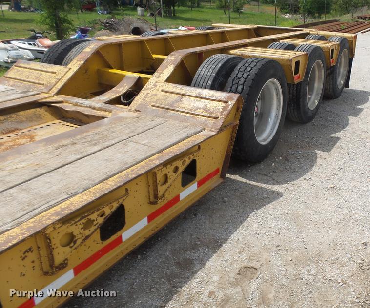 image for item DA5251 1998 Kalyn Siebert KSHRG-3-53T lowboy equipment trailer