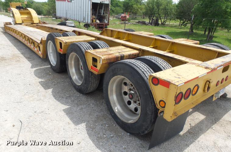 image for item DA5251 1998 Kalyn Siebert KSHRG-3-53T lowboy equipment trailer
