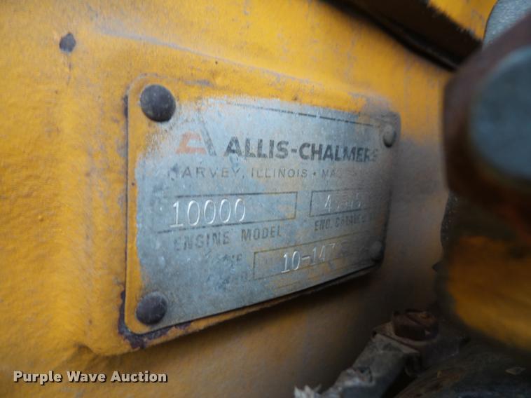 image for item DA8000 1968 Allis Chalmers M100B rigid frame motor grader