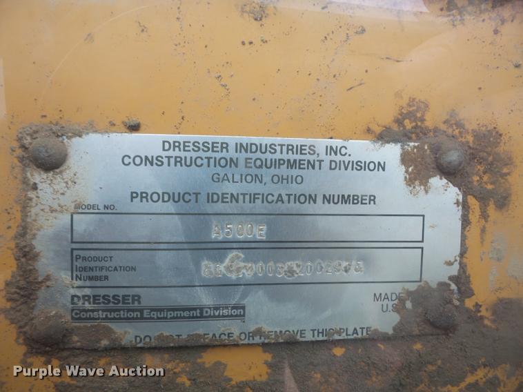 image for item DA8001 1987 Dresser A500E motor grader