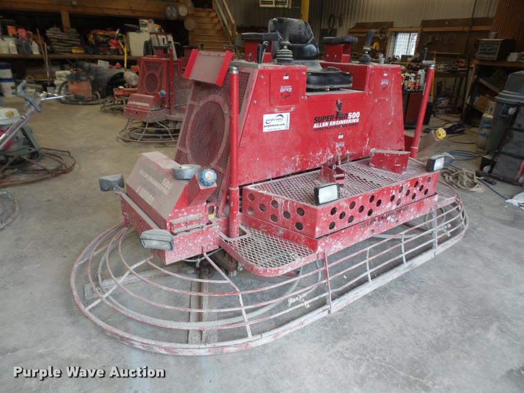 image for item DA8015 Allen Engineering Super Pro 500 ride-on power trowel