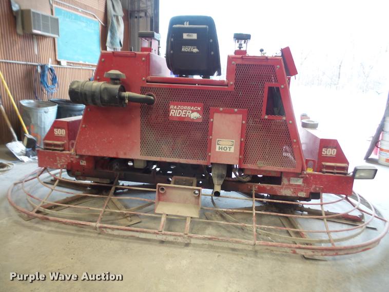 image for item DA8015 Allen Engineering Super Pro 500 ride-on power trowel