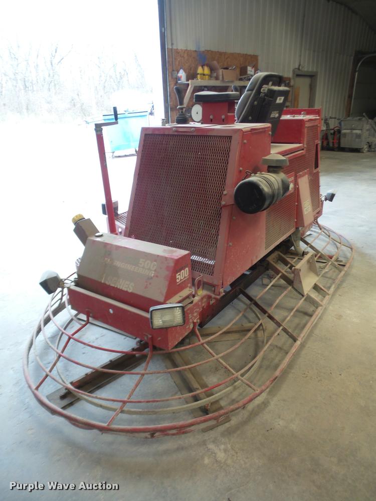 image for item DA8015 Allen Engineering Super Pro 500 ride-on power trowel