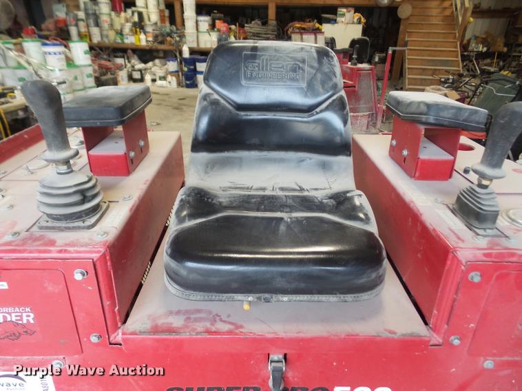 image for item DA8015 Allen Engineering Super Pro 500 ride-on power trowel