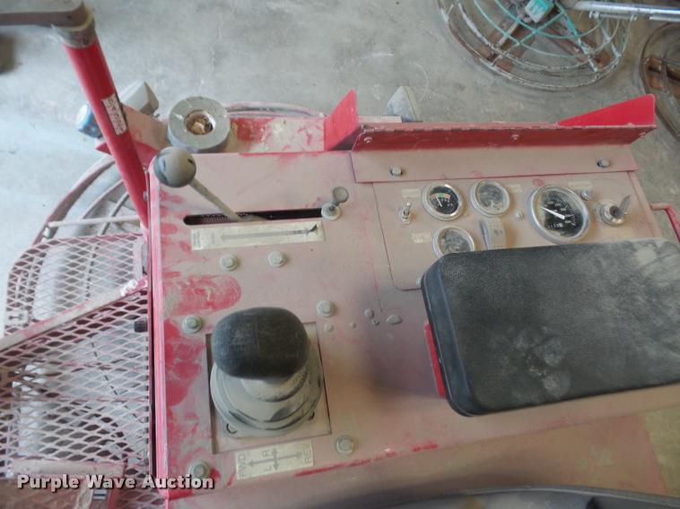 image for item DA8015 Allen Engineering Super Pro 500 ride-on power trowel