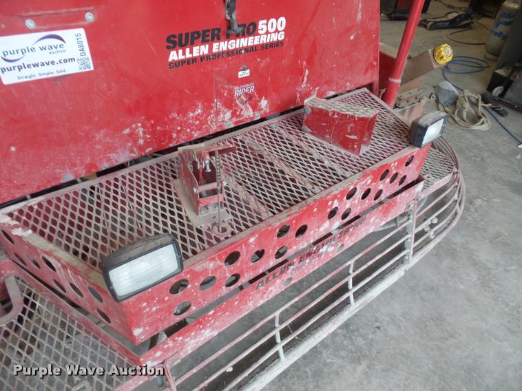 image for item DA8015 Allen Engineering Super Pro 500 ride-on power trowel