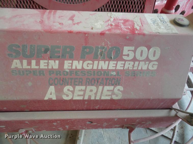 image for item DA8015 Allen Engineering Super Pro 500 ride-on power trowel