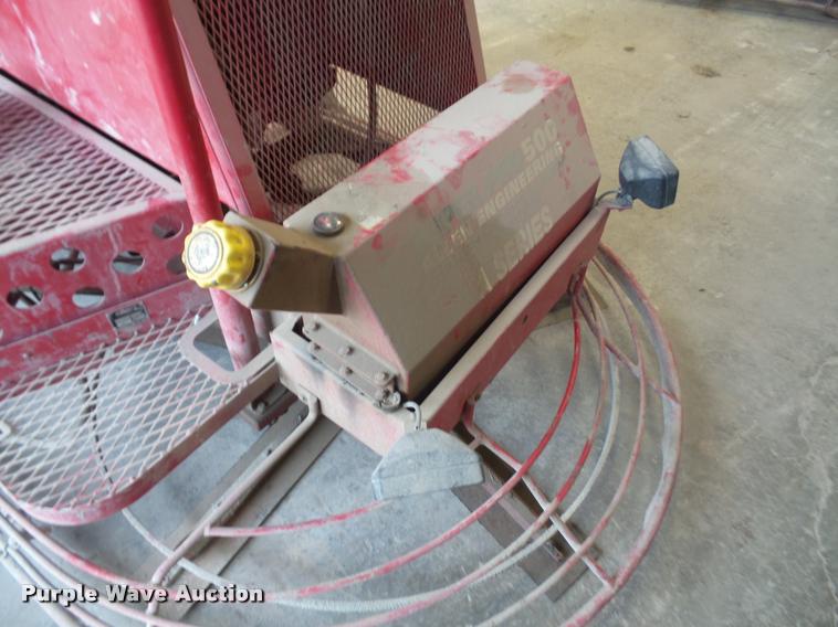 image for item DA8015 Allen Engineering Super Pro 500 ride-on power trowel