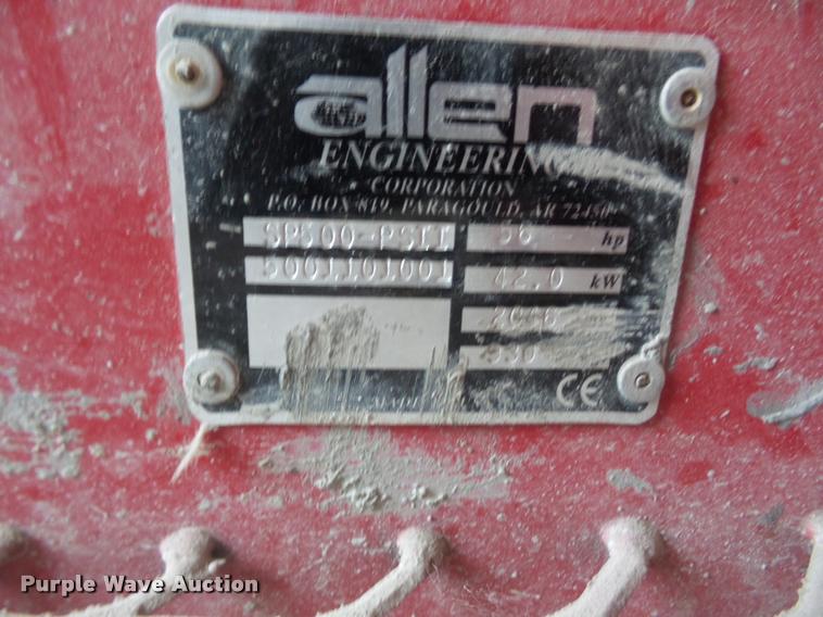 image for item DA8015 Allen Engineering Super Pro 500 ride-on power trowel