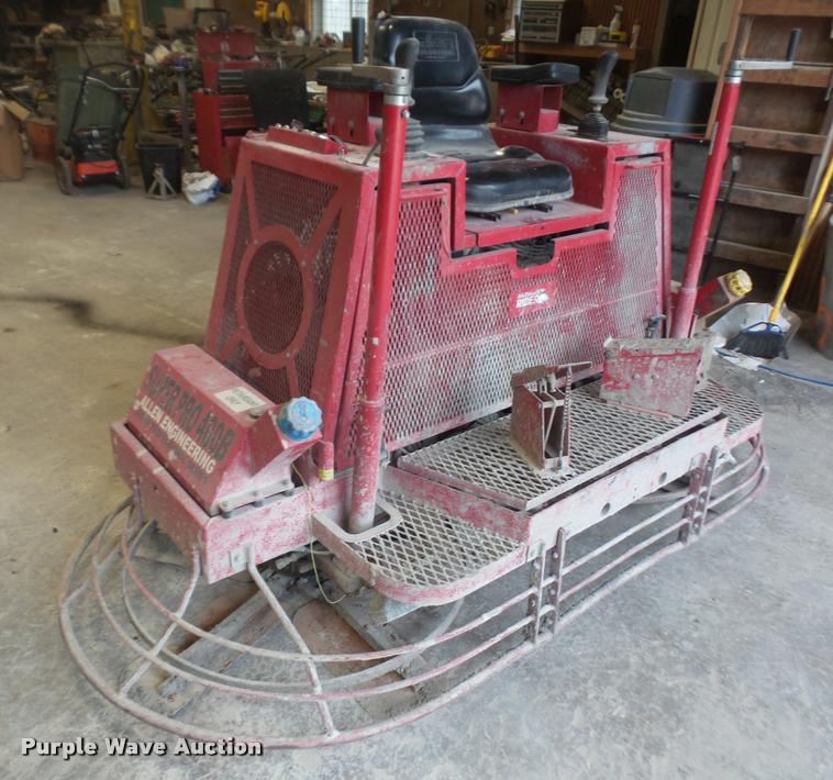 image for item DA8016 Allen Engineering Super Pro 400B ride-on power trowel