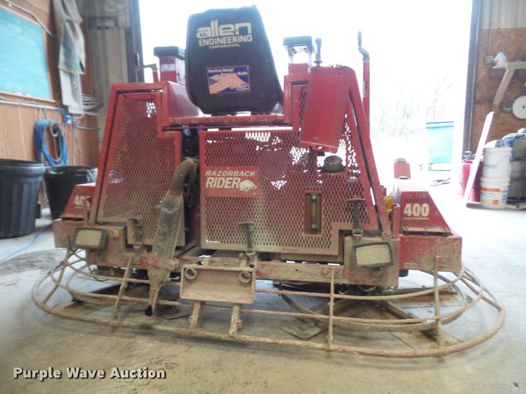 image for item DA8016 Allen Engineering Super Pro 400B ride-on power trowel