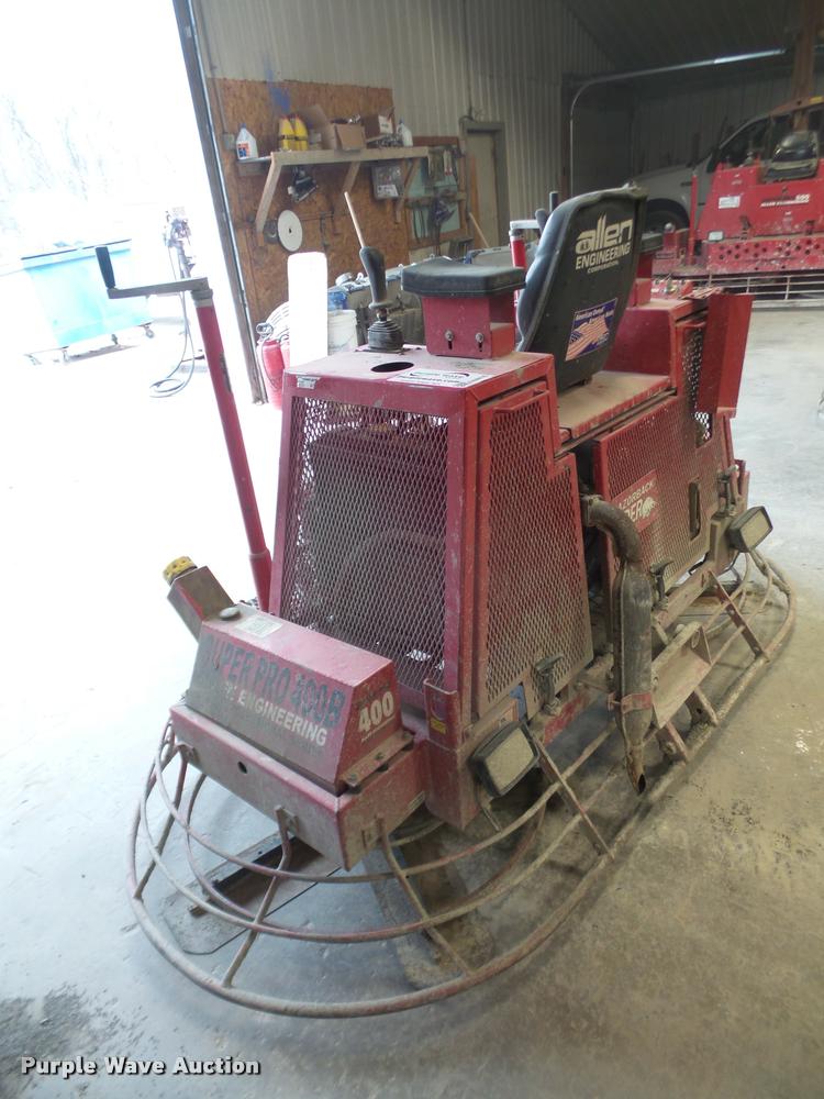 image for item DA8016 Allen Engineering Super Pro 400B ride-on power trowel