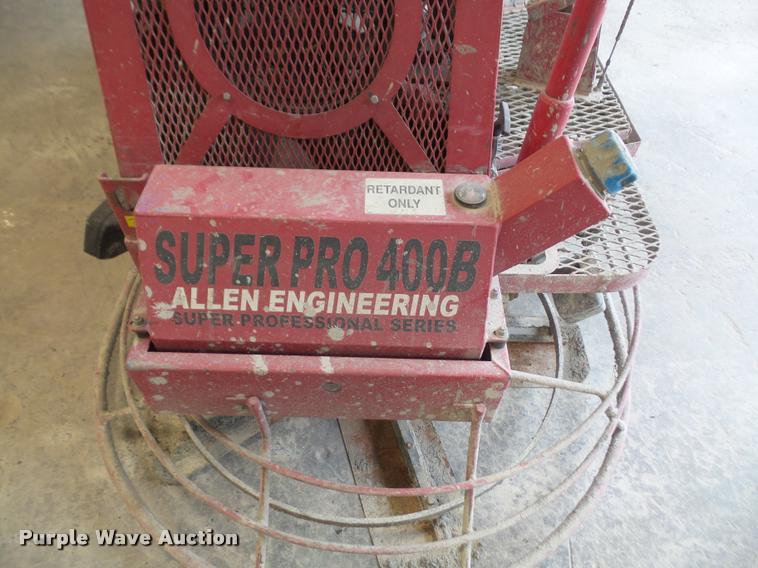 image for item DA8016 Allen Engineering Super Pro 400B ride-on power trowel