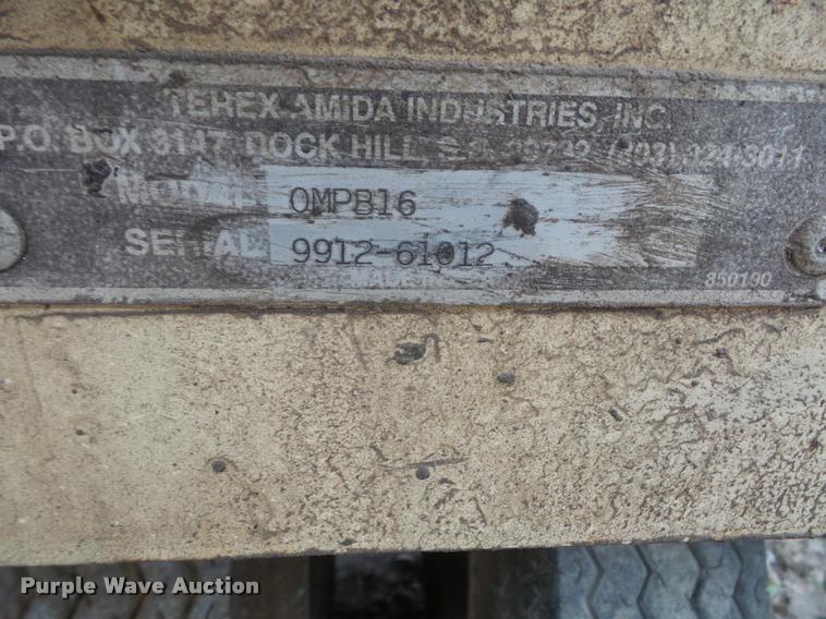 image for item DA8025 Terex Morrison OMPB16A power buggy