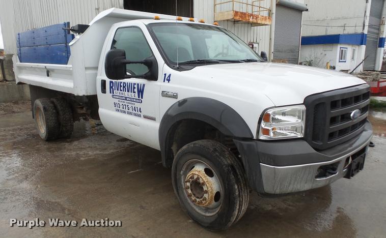 image for item DA8040 2005 Ford F450 dump truck