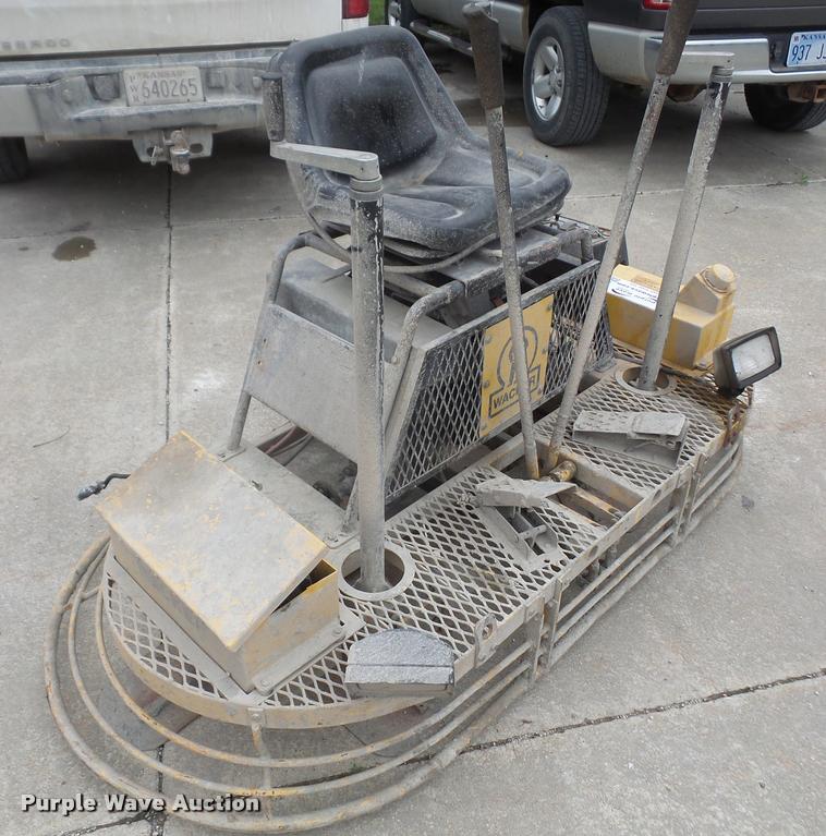 image for item DA8052 Wacker ride-on power trowel