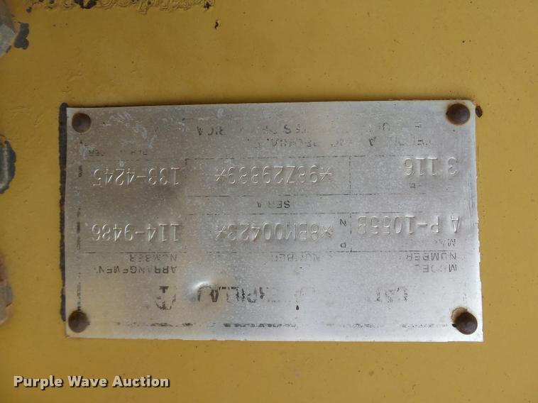 image for item DB0141 1999 Caterpillar AP-1055B paver