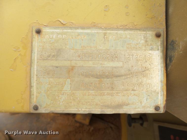 image for item DB0143 1989 Caterpillar 615C elevating scraper