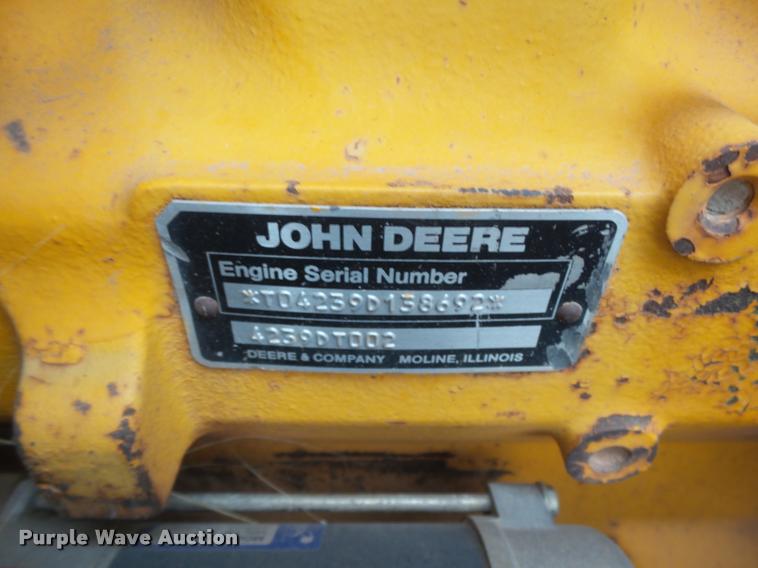 image for item DB0144 1986 John Deere 210C landscape tractor