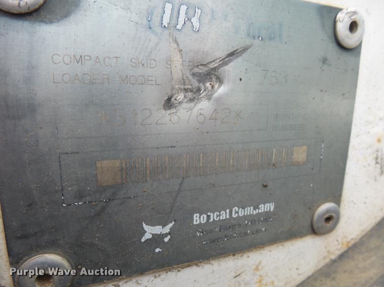 image for item DH9577 2003 Bobcat 763 skid steer