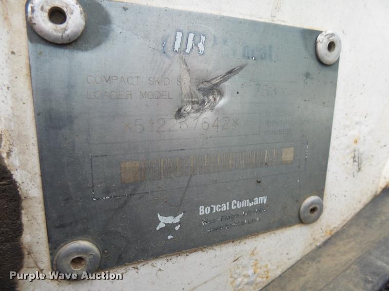 image for item DH9577 2003 Bobcat 763 skid steer