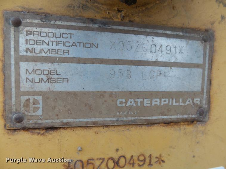 image for item DH9578 1984 Caterpillar 953 LGP track loader