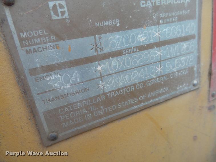 image for item DH9578 1984 Caterpillar 953 LGP track loader