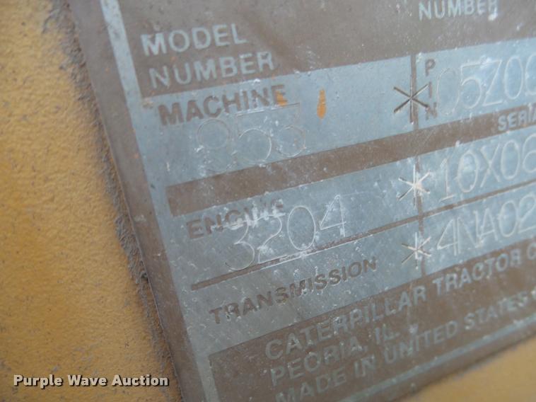 image for item DH9578 1984 Caterpillar 953 LGP track loader
