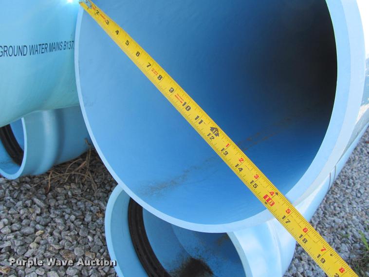 image for item DT9191 Approximately 16 PVC water main pipes