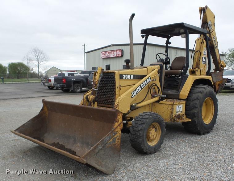 image for item J8653 1994 John Deere 300D backhoe