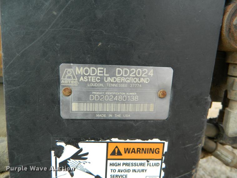 image for item K2698 2010 Astec DD2024 boring unit