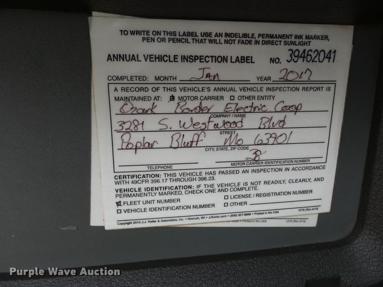 image for item K3294 2011 Ford F550 bucket truck