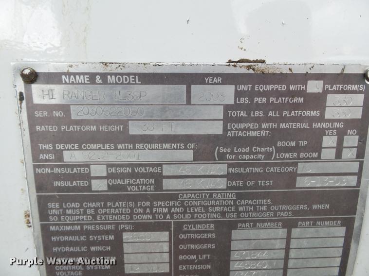 image for item K3294 2011 Ford F550 bucket truck