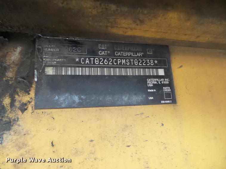 image for item K3296 2008 Caterpillar 262C skid steer