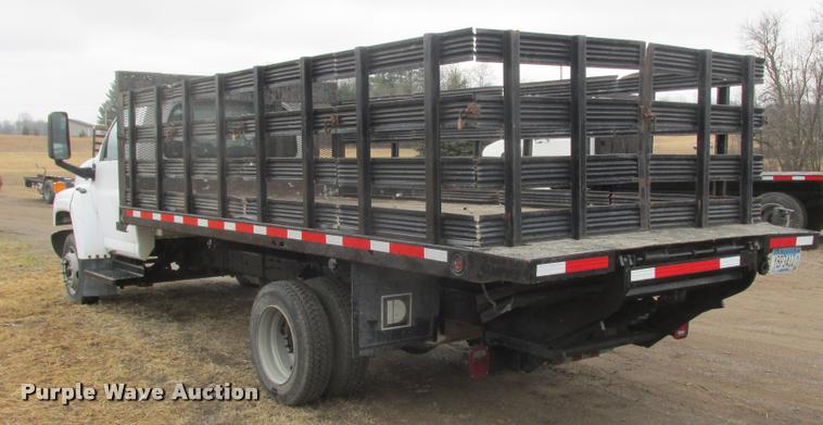 image for item K6158 2003 Chevrolet C5500 flatbed truck