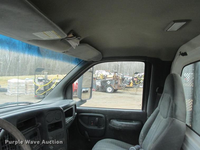 image for item K6159 2003 Chevrolet C5500 flatbed truck