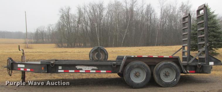 image for item K6161 2002 Towmaster 14DD equipment trailer