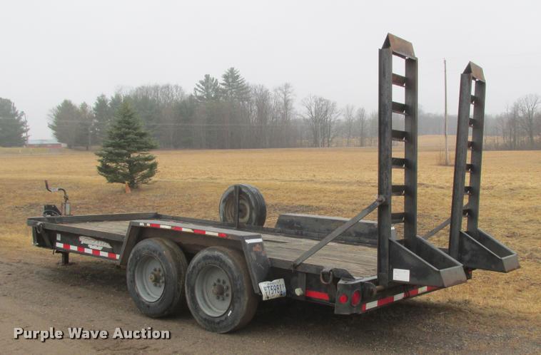 image for item K6161 2002 Towmaster 14DD equipment trailer