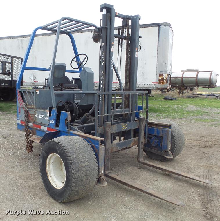 image for item K7684 1998 Teledyne Princeton D50 piggyback forklift