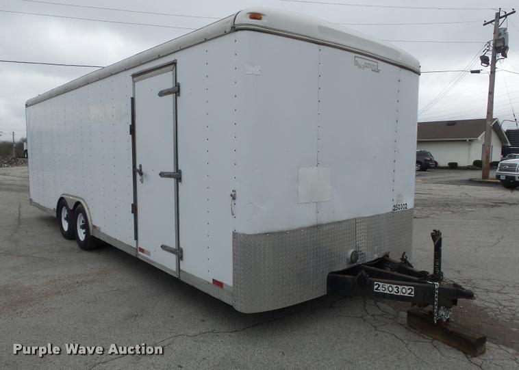 image for item K7687 2002 Doolittle enclosed cargo trailer