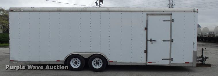 image for item K7687 2002 Doolittle enclosed cargo trailer