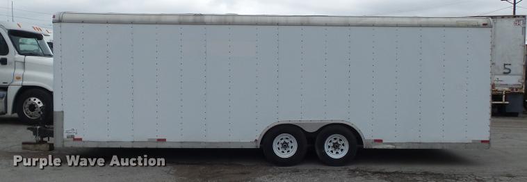 image for item K7687 2002 Doolittle enclosed cargo trailer
