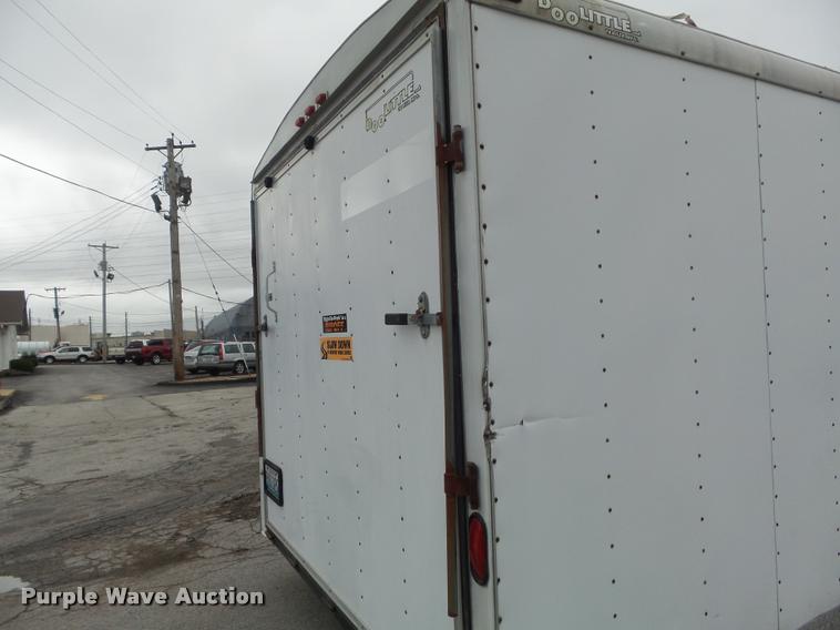 image for item K7687 2002 Doolittle enclosed cargo trailer