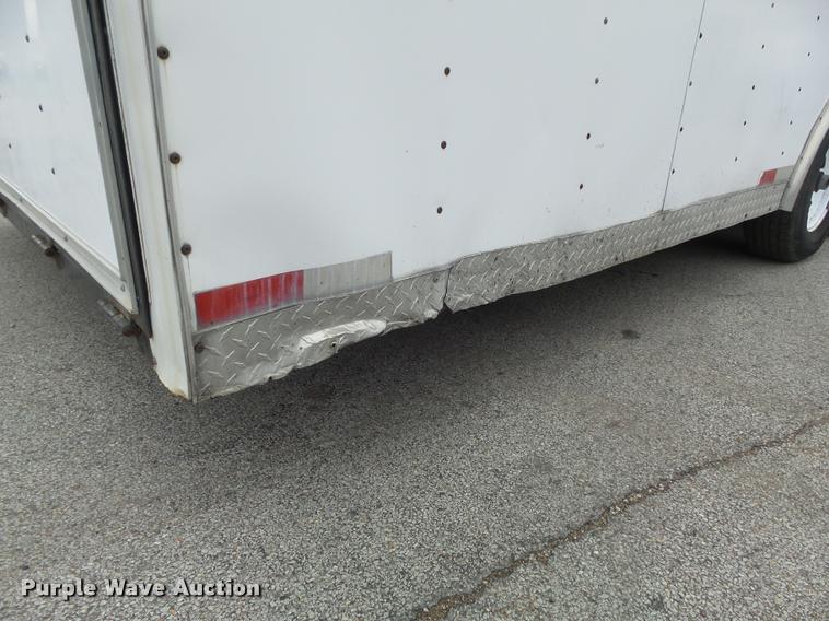 image for item K7687 2002 Doolittle enclosed cargo trailer