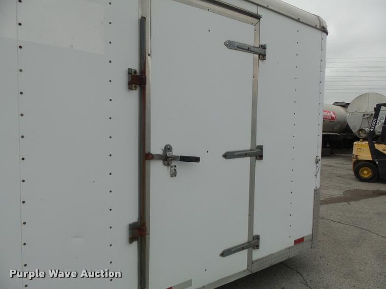 image for item K7687 2002 Doolittle enclosed cargo trailer