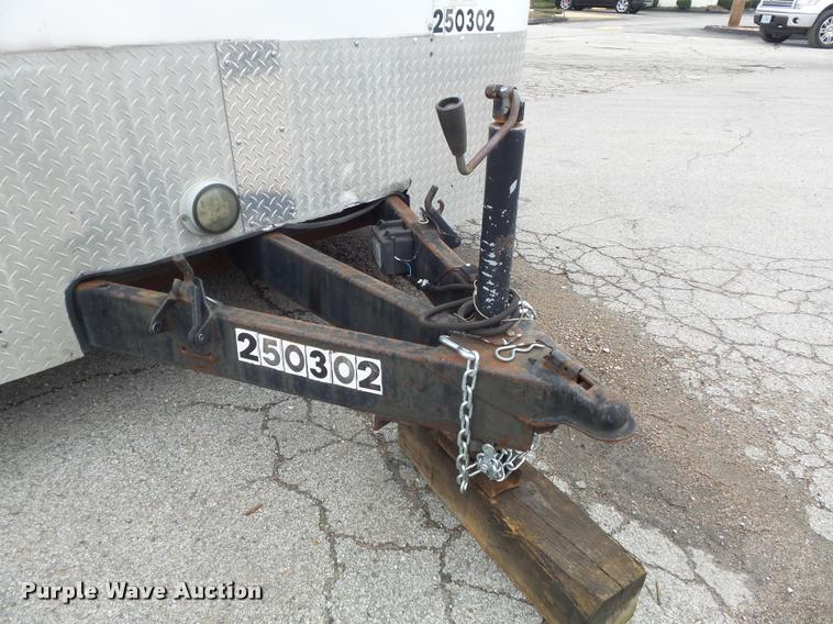 image for item K7687 2002 Doolittle enclosed cargo trailer
